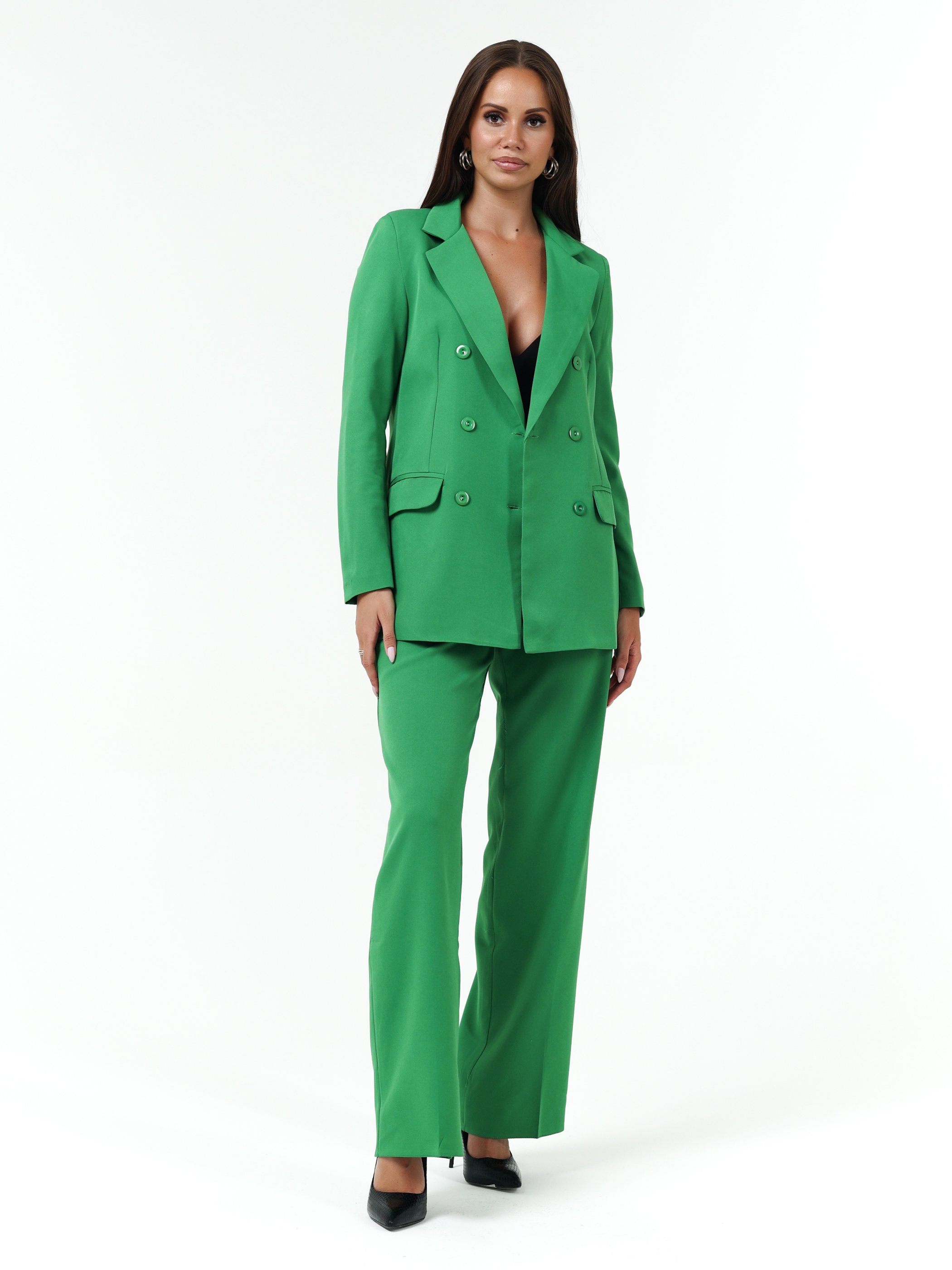 

Костюм женский DAZZLE STYLE Кристина зеленый 48 RU, Кристина