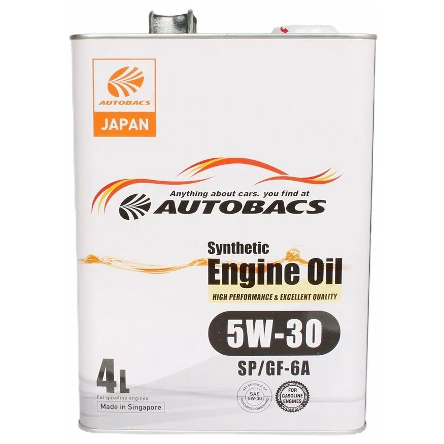 Моторное масло AUTOBACS Synthetic 5W30 4л