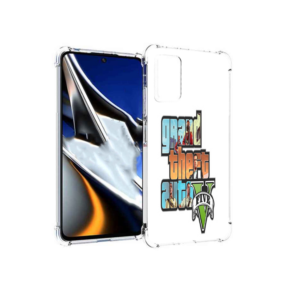 

Чехол MyPads Tocco для Xiaomi Poco X4 Pro 5G игра гта, Прозрачный, Tocco