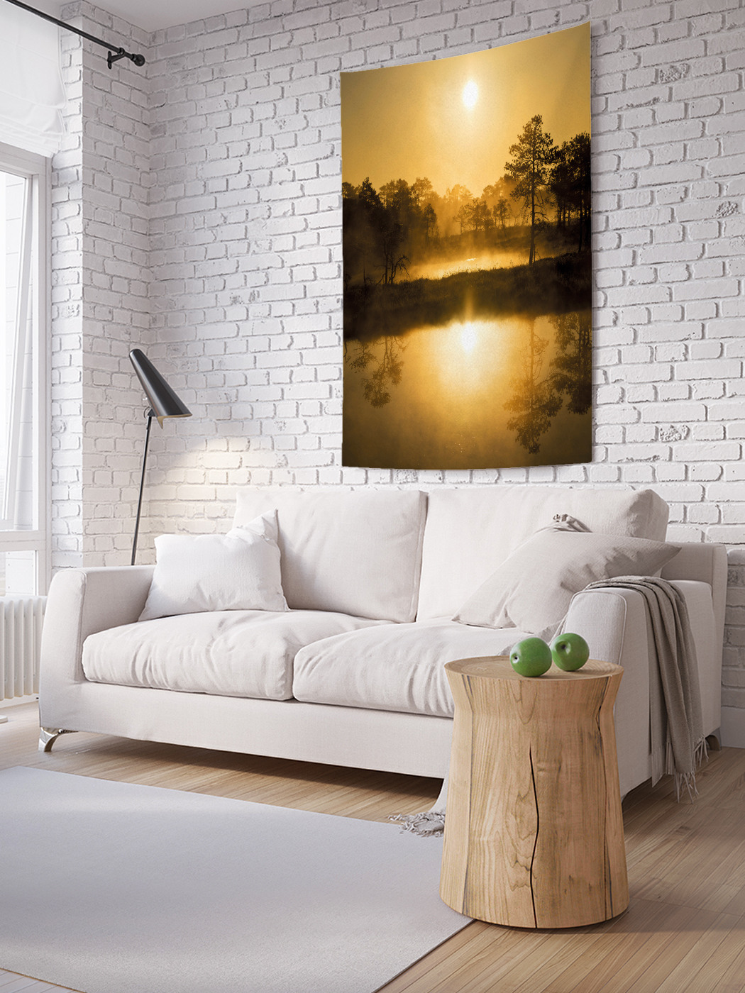 

Вертикальное фотопанно на стену JoyArty Силуэт деревьев 150x200 см, Силуэт деревьев