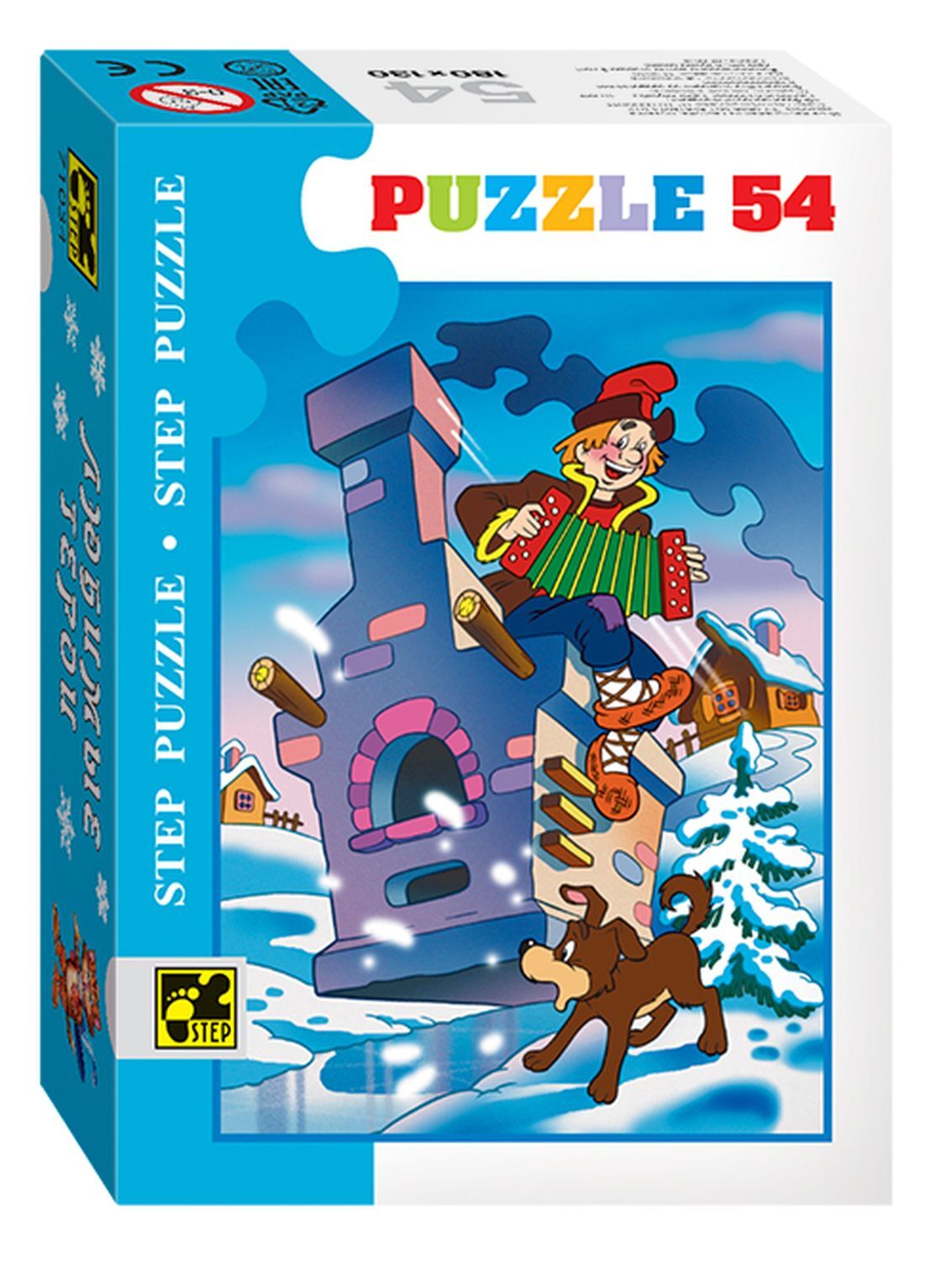 

Пазл STEP puzzie 54 Детали Любимые герои-2 Емеля на печи, 71034