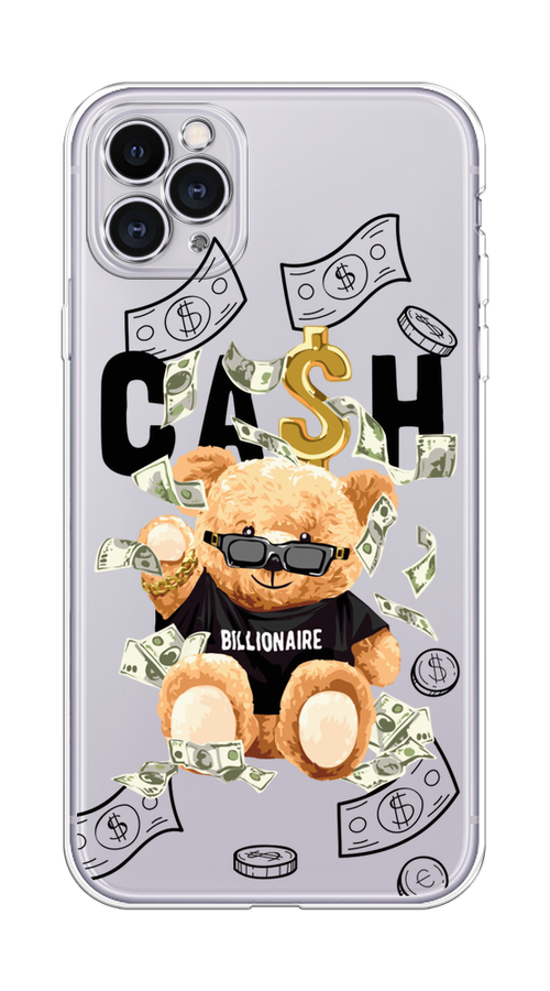 

Чехол на Apple iPhone 11 Pro Max "Big cash", Черный;серый;бежевый, 12250-6