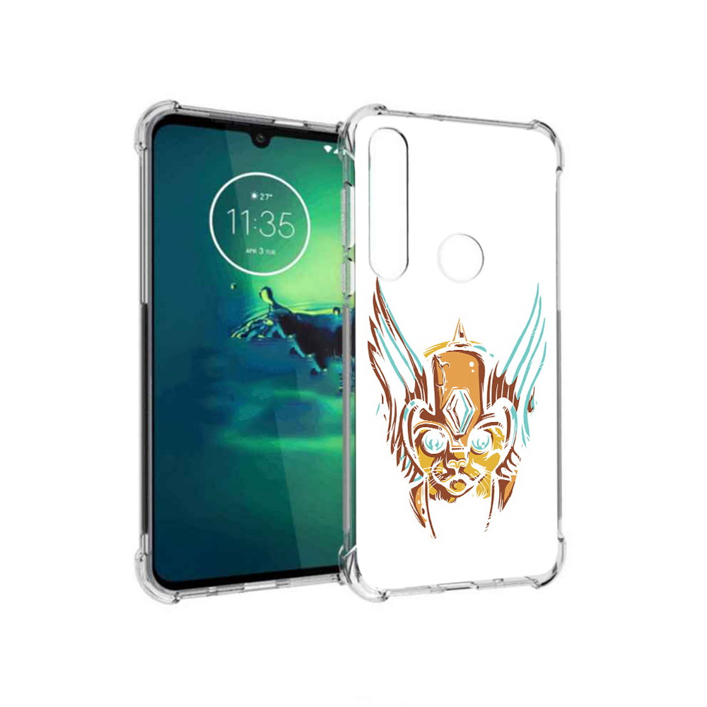 

Чехол MyPads Tocco для Motorola Moto G8 Plus тор абстракция (PT227062.344.644), Прозрачный, Tocco