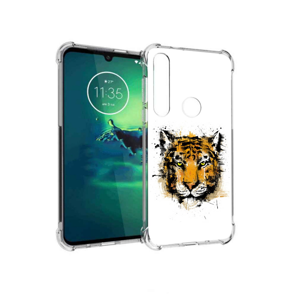 Чехол MyPads Tocco для Motorola Moto G8 Plus тигруля (PT227062.344.643)