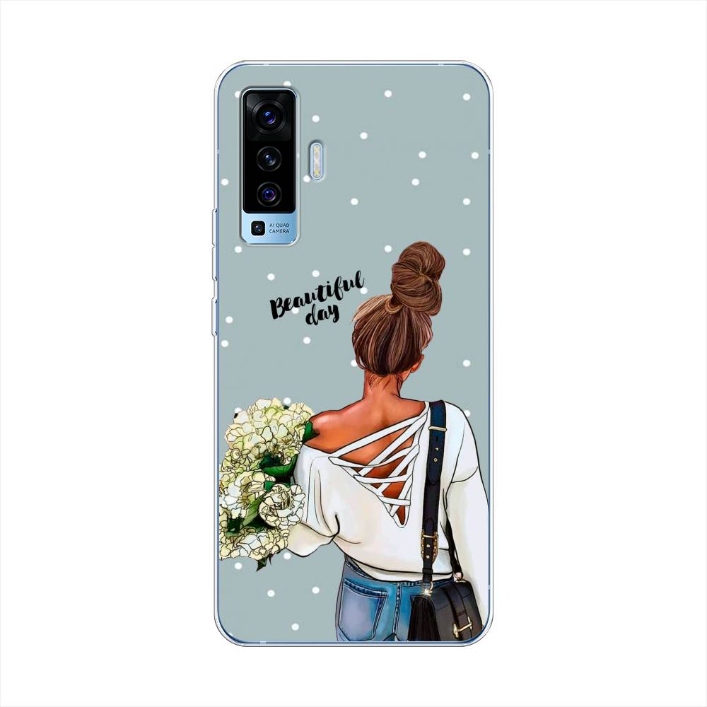 

Чехол Awog на Vivo X50 "Beautiful day", Голубой;коричневый;бежевый, 262250-6