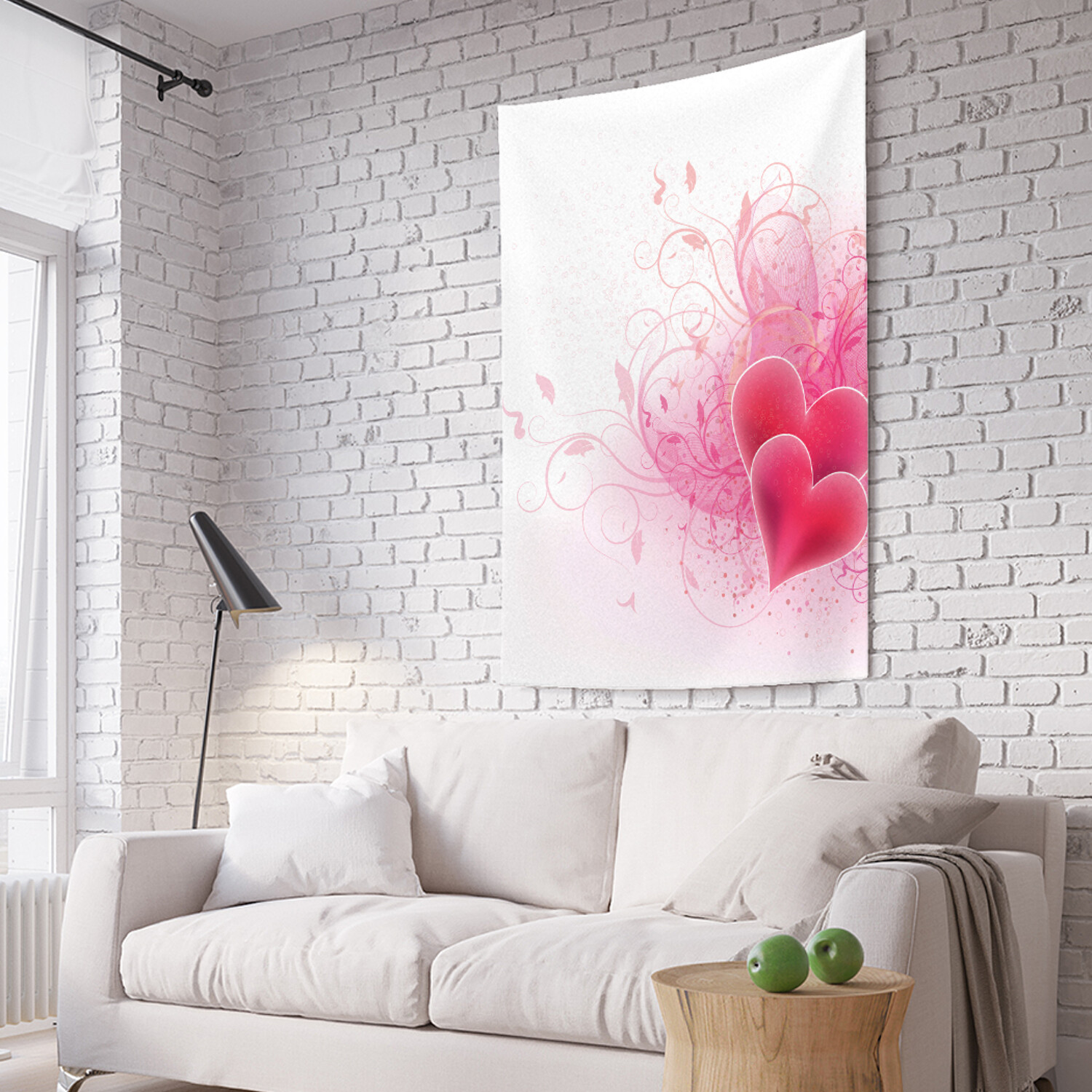 

Вертикальное фотопанно на стену JoyArty Нежная пара сердец 150x200 см, Нежная пара сердец