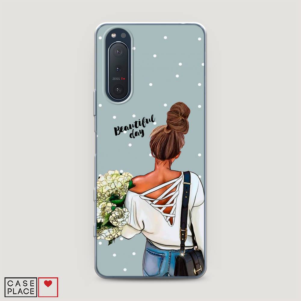 

Чехол Awog на Sony Xperia 5 II "Beautiful day", Голубой;коричневый;бежевый, 54750-6