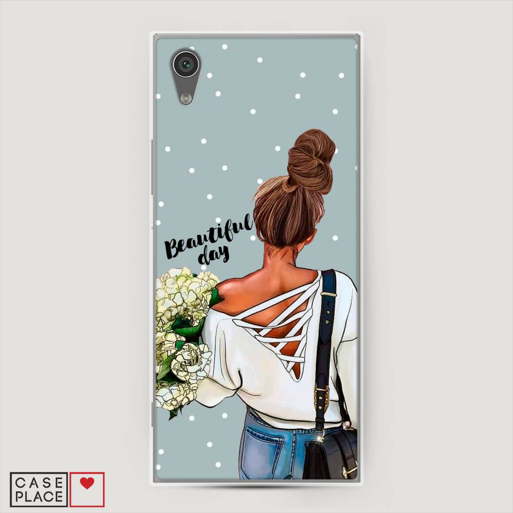 

Чехол Awog на Sony Xperia L1 "Beautiful day", Голубой;коричневый;бежевый, 52550-6