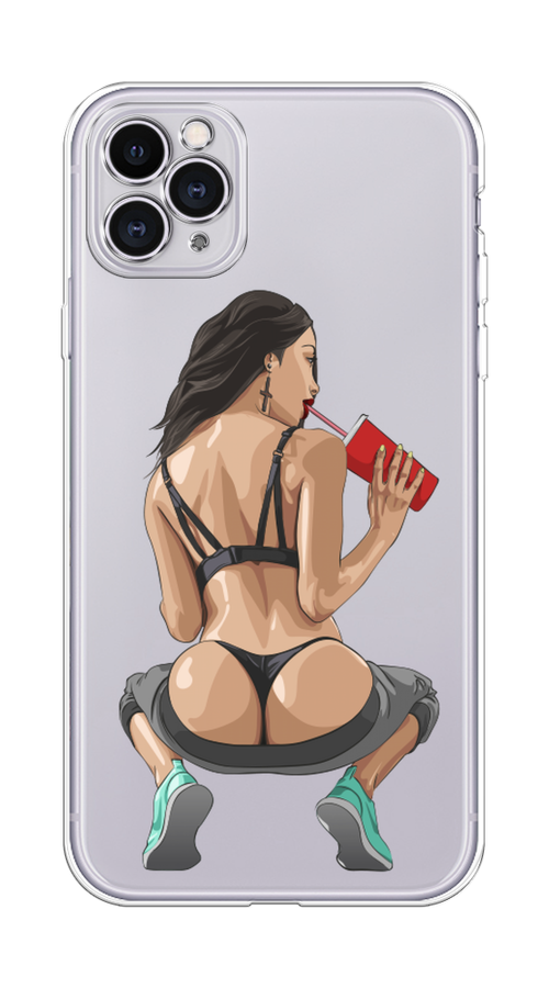 

Чехол на Apple iPhone 11 Pro Max "Сочные булочки", Бежевый;красный;черный, 12250-6