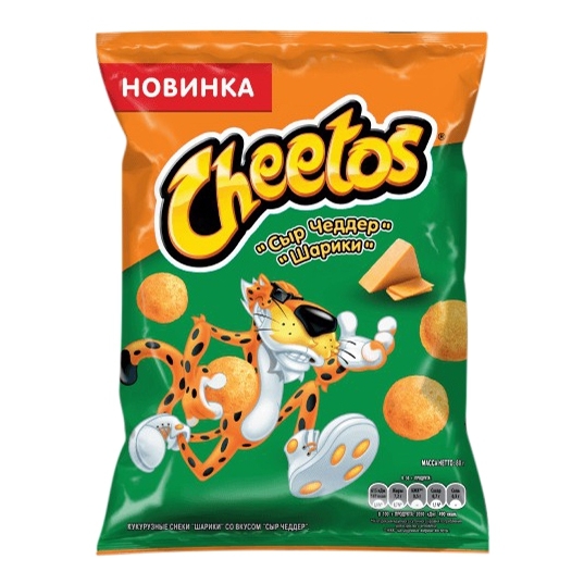 

Снеки Cheetos кукурузные сыр чеддер 50 г