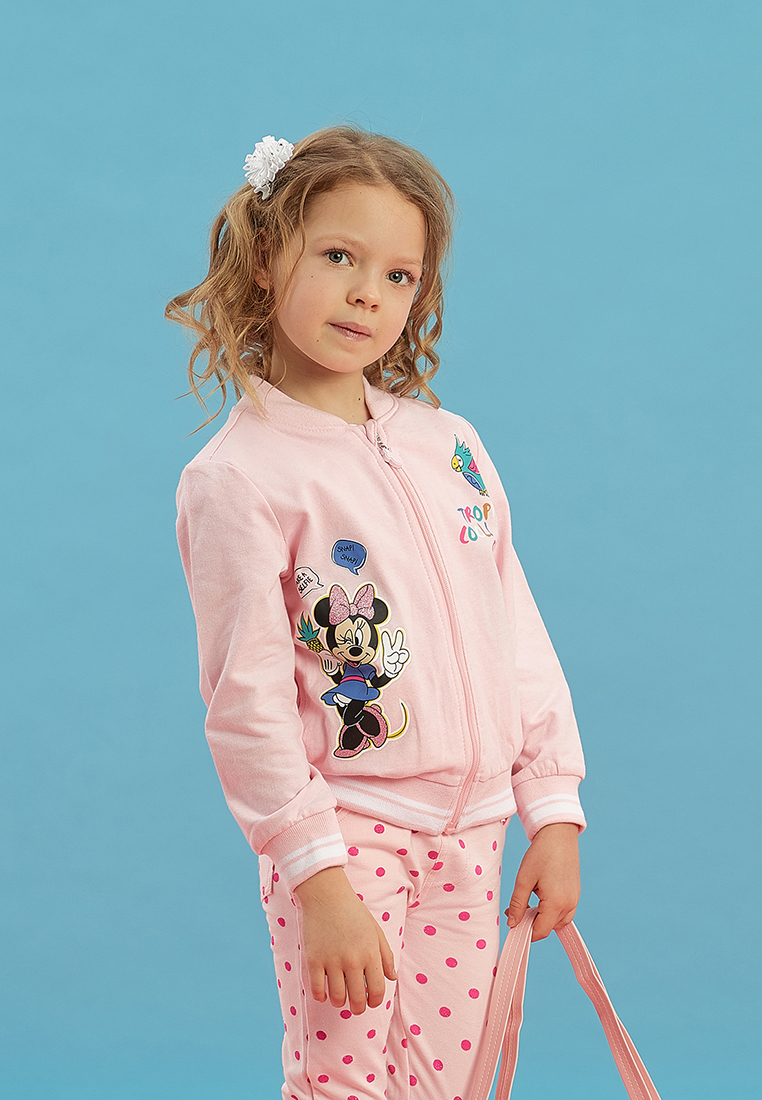 фото Толстовка детская minnie mouse ss20d30000842 светло-розовый р.98