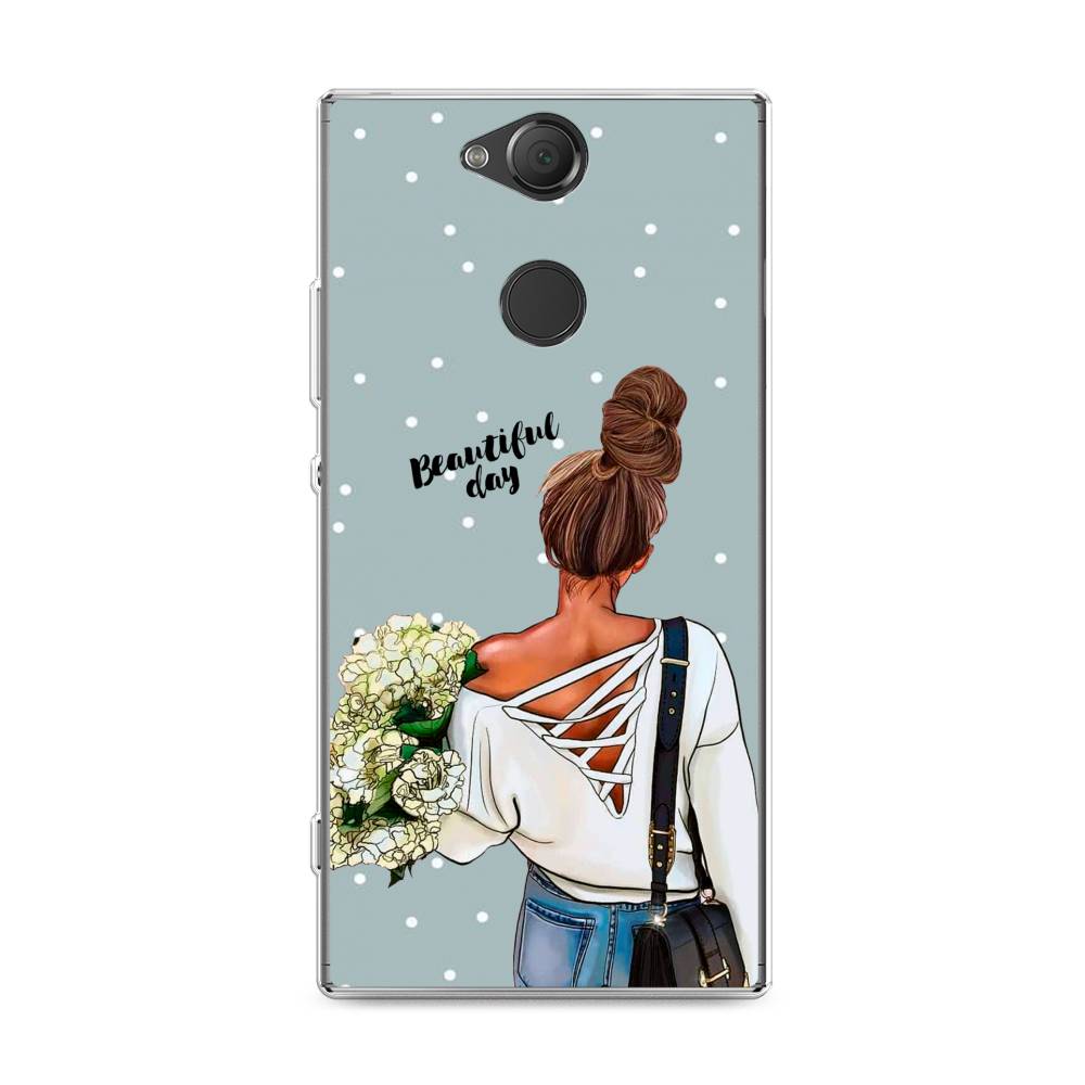 

Чехол Awog на Sony Xperia XA2 Plus "Beautiful day", Голубой;коричневый;бежевый, 53550-6