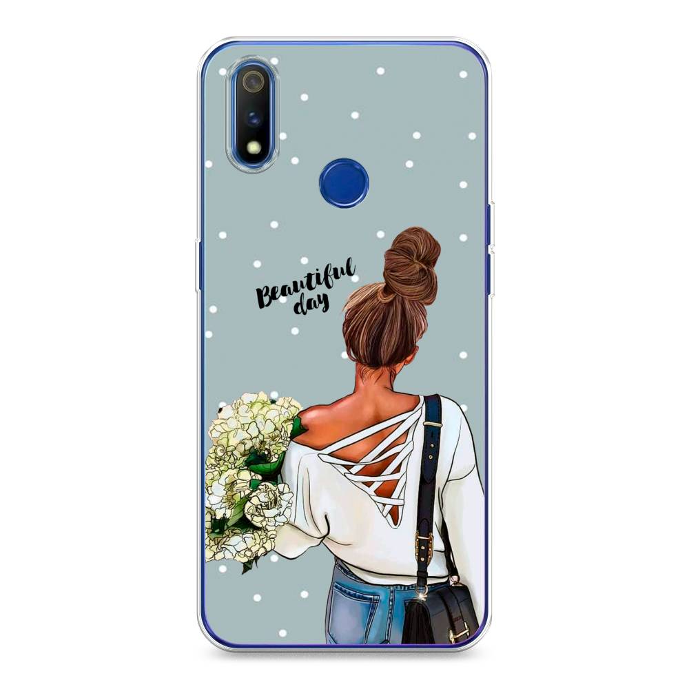 

Чехол Awog на Realme 3 Pro "Beautiful day", Голубой;коричневый;бежевый, 251250-6