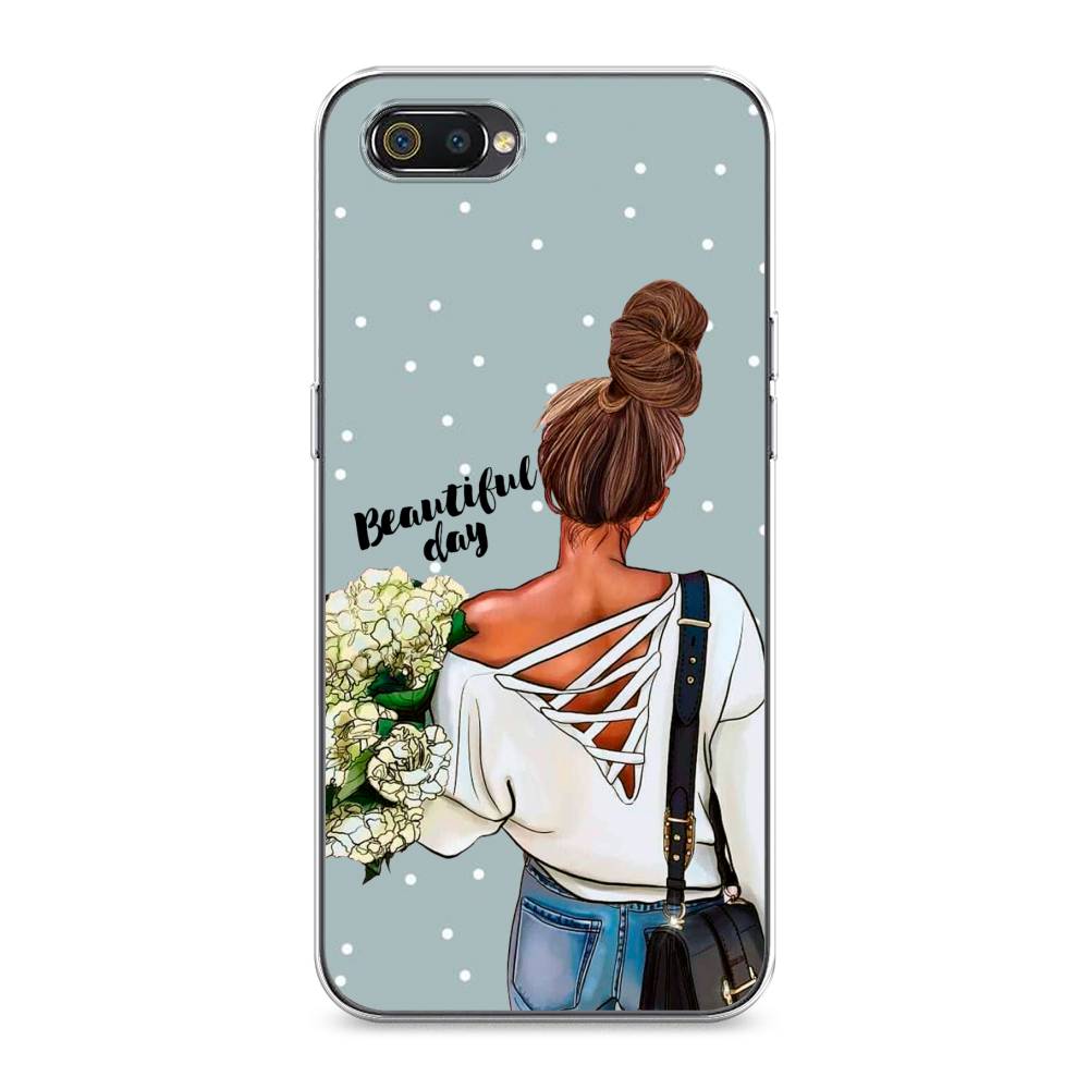 

Чехол Awog на Realme C2 "Beautiful day", Голубой;коричневый;бежевый, 251150-6