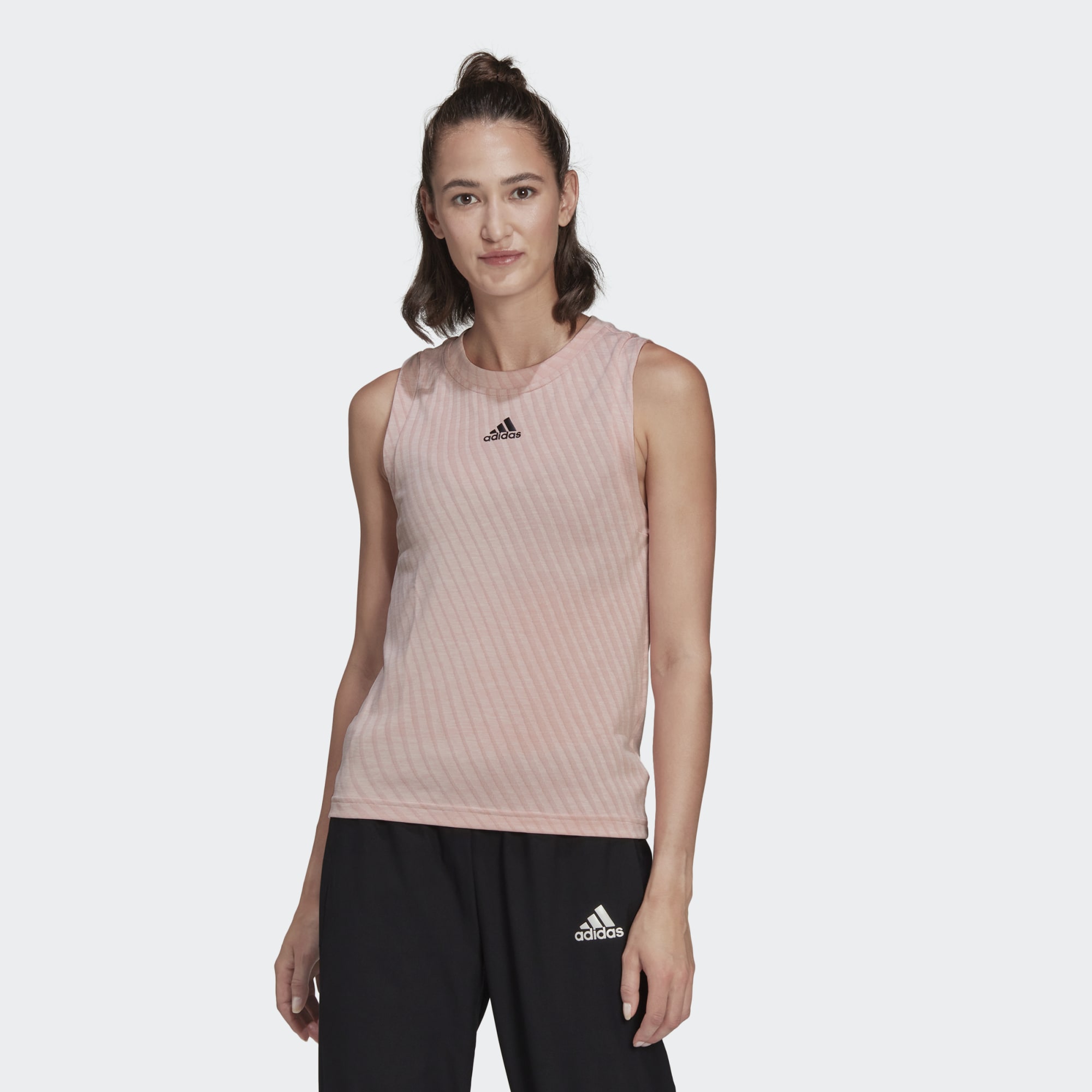 фото Майка женская adidas match tank фиолетовая xs