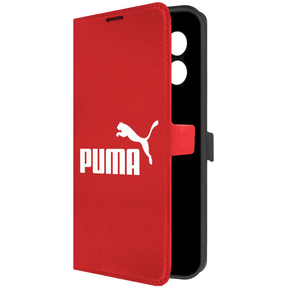 

Чехол-книжка Krutoff Eco Book для Xiaomi Redmi 12 Puma красный