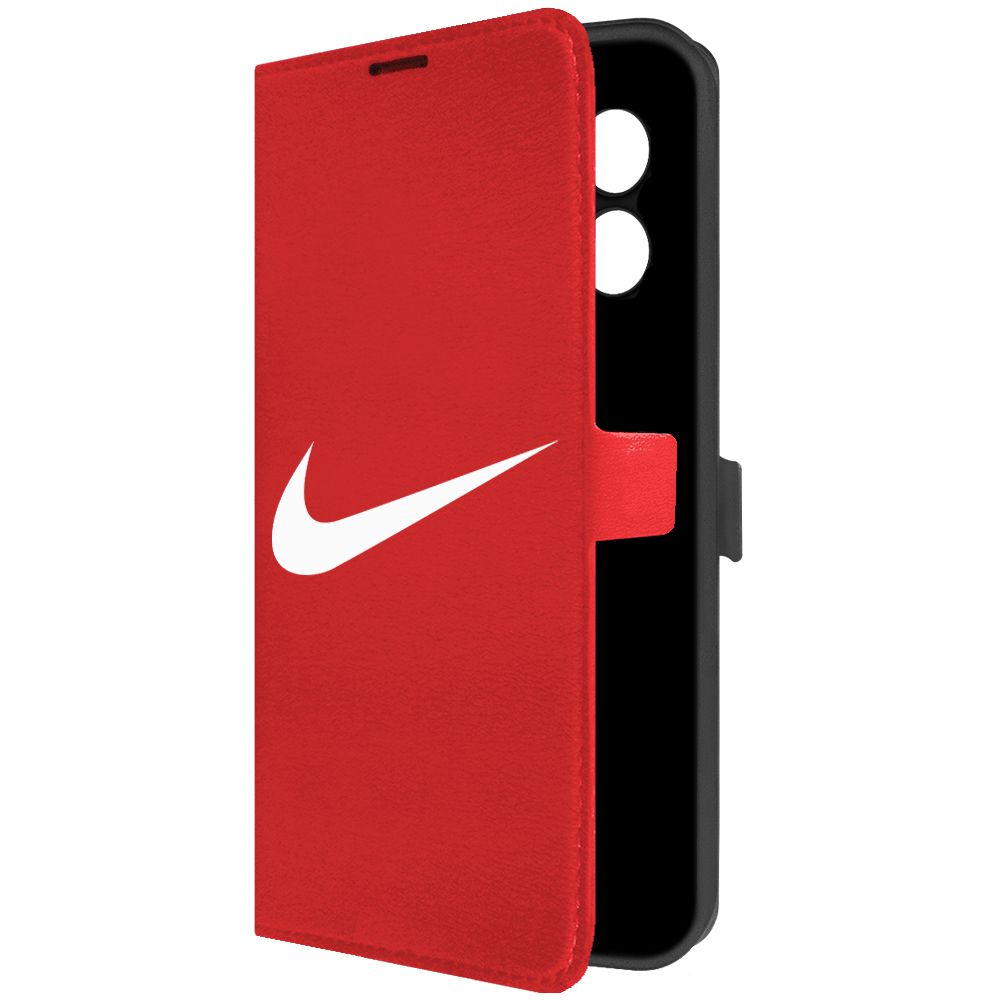 

Чехол-книжка Krutoff Eco Book для Xiaomi Redmi 12 Nike (Найк) (красный)