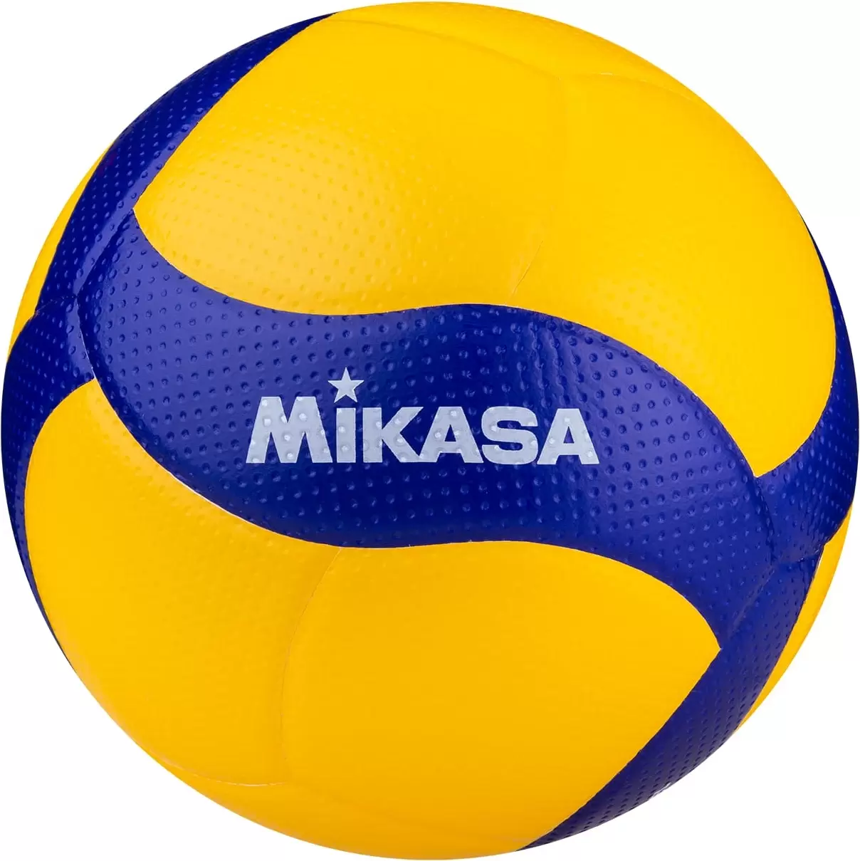 фото Волейбольный мяч mikasa v300w №5 blue/yellow