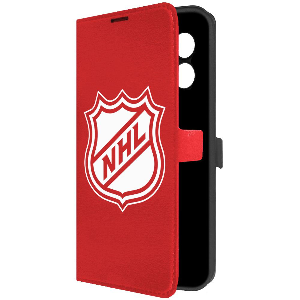 

Чехол-книжка Krutoff Eco Book для Xiaomi Redmi 12 NHL красный