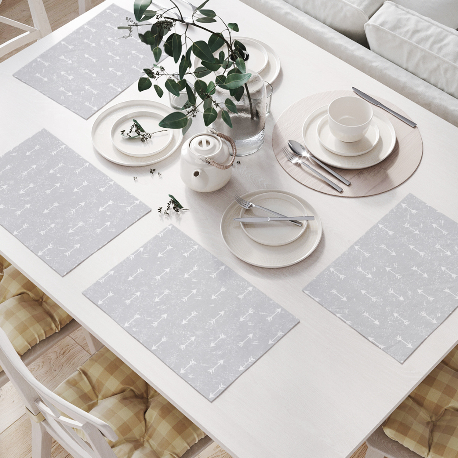 

Комплект салфеток JoyArty "Простые стрелы гранж" (32х46 см, 4 шт.), Простые стрелы гранж