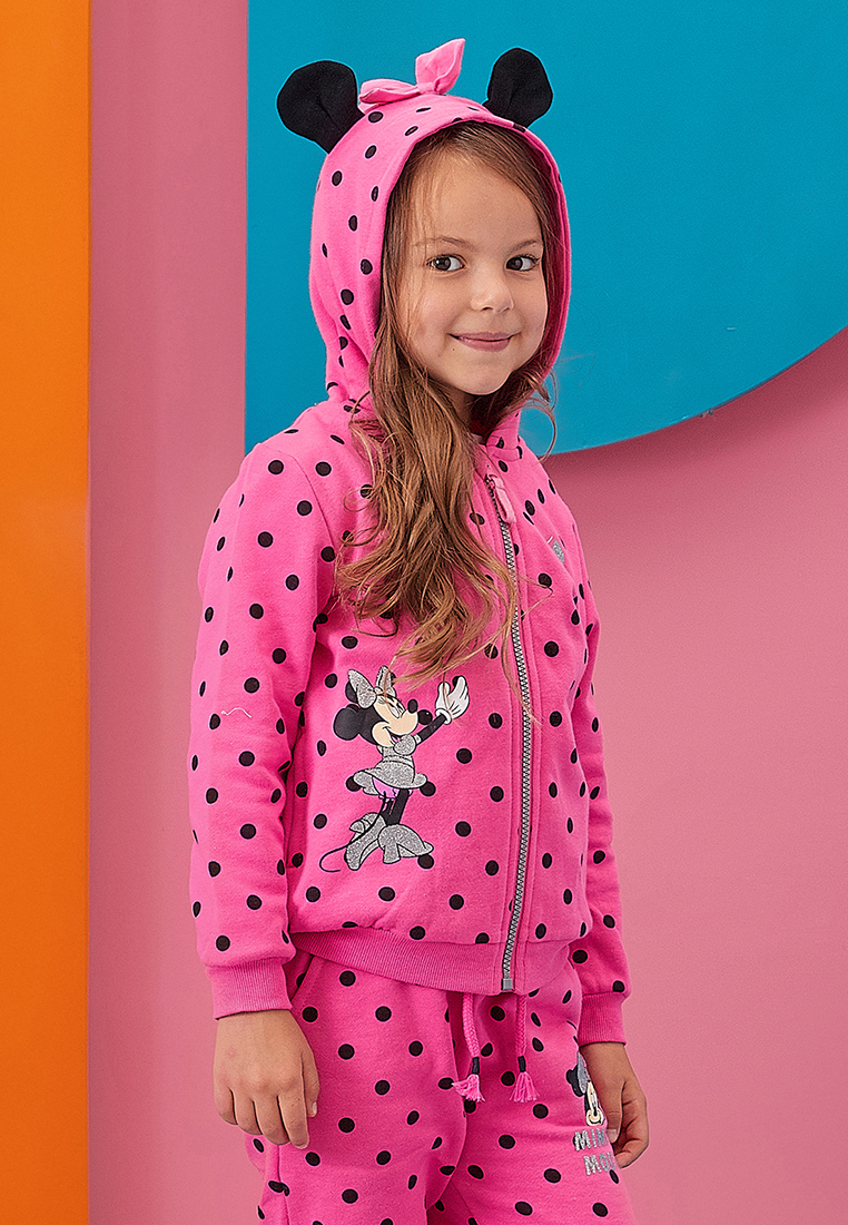 фото Толстовка детская minnie mouse aw20d01003134 розовый р.122