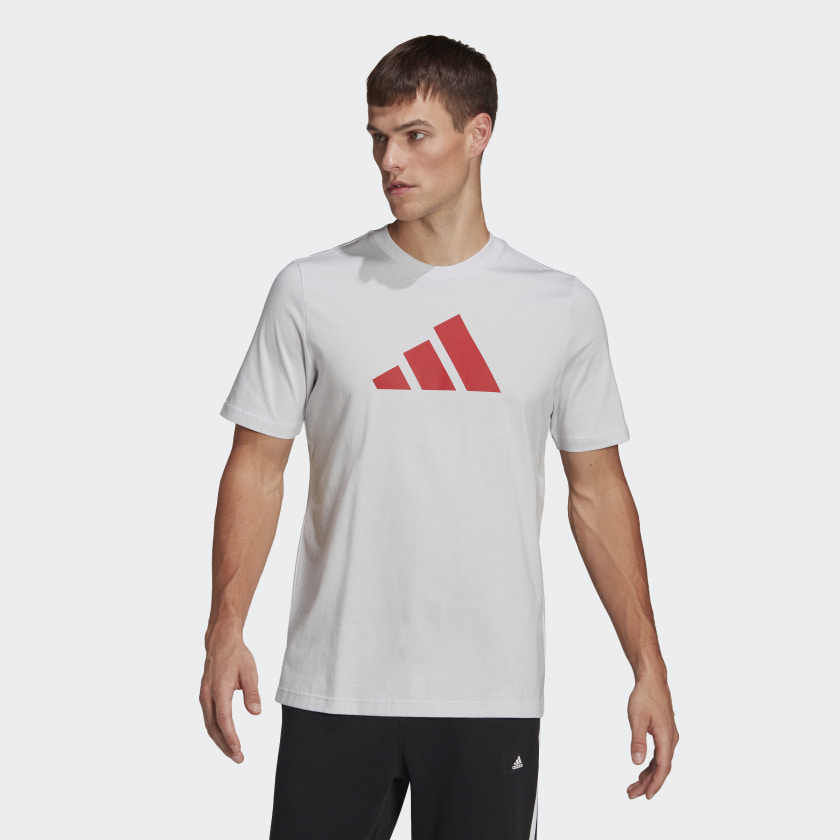 фото Футболка мужская adidas future icons logo t-shirt серая 2xl