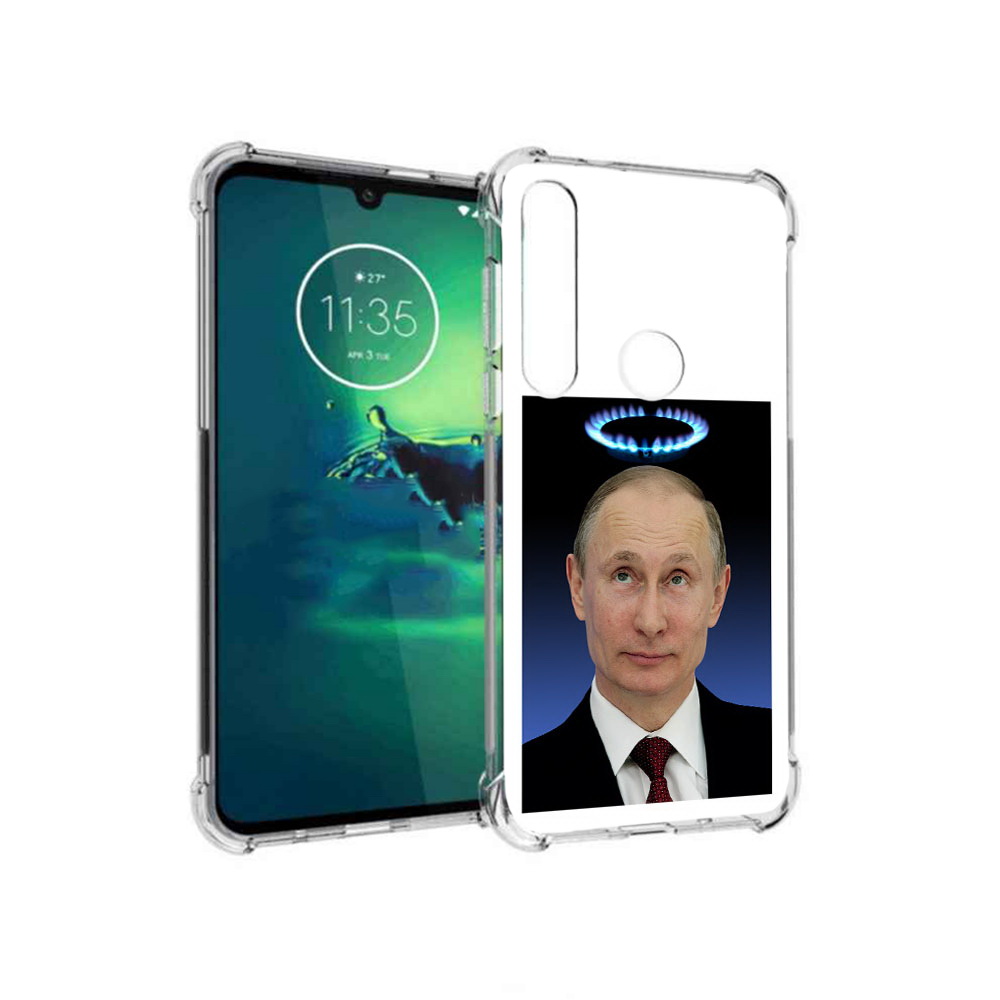 

Чехол MyPads Tocco для Motorola Moto G8 Plus святой газ (PT227062.344.594), Прозрачный, Tocco