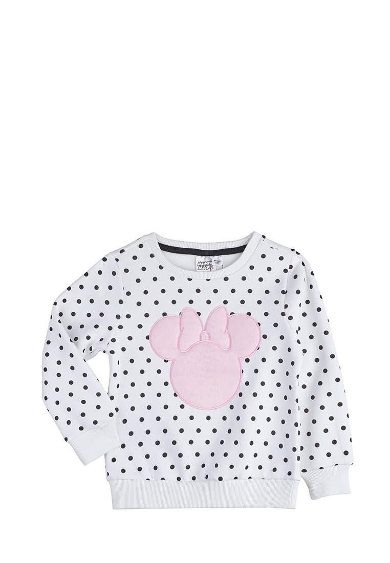 фото Толстовка детская minnie mouse aw19mn2003134 белый р.122