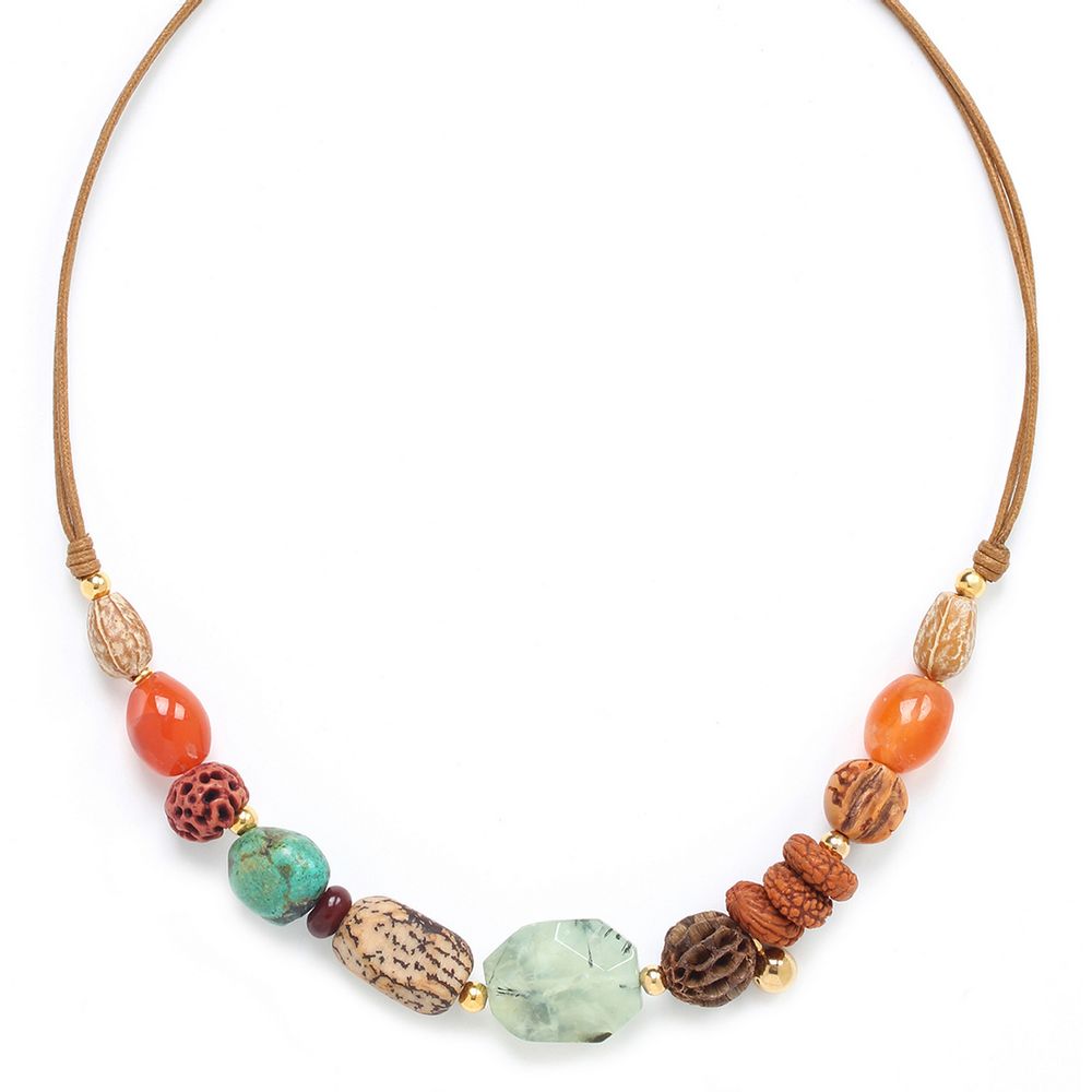 

Колье из бижутерного сплава с семенами 47 см Nature Bijoux NB22.1-15-42032, NB22.1-15-42032