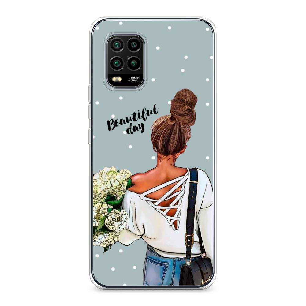 

Чехол Awog на Xiaomi Mi 10 Lite "Beautiful day", Голубой;коричневый;бежевый, 38550-6