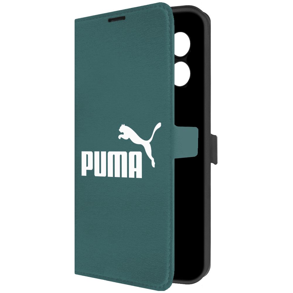 

Чехол-книжка Krutoff Eco Book для Xiaomi Redmi 12 Puma зелёный опал