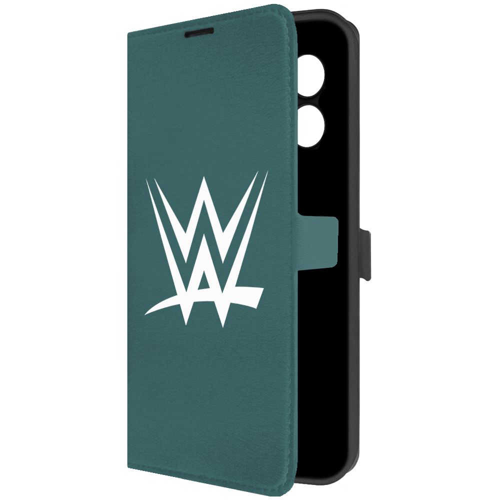 

Чехол-книжка Krutoff Eco Book для Xiaomi Redmi 12 WWE зелёный опал, Зеленый