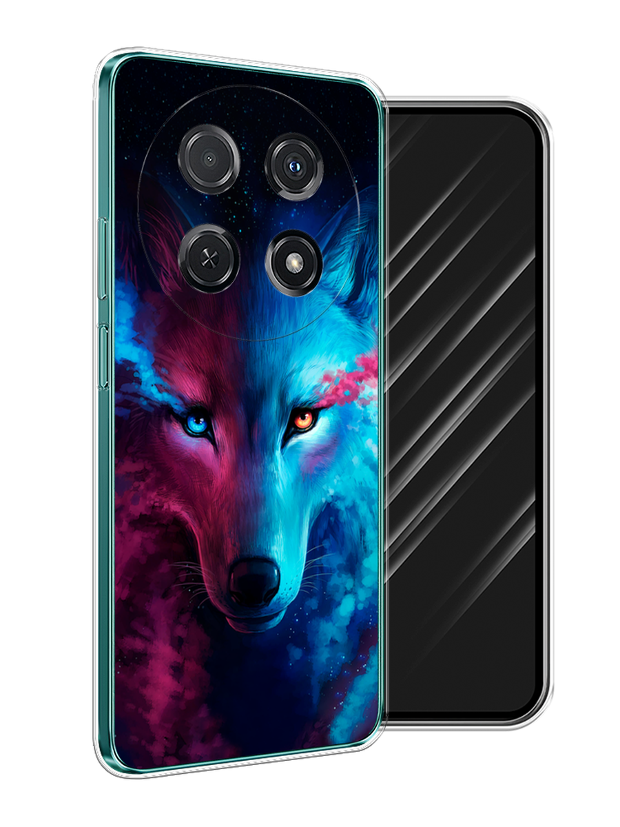 

Чехол Awog на Huawei Nova 12i "Волшебный волк", Голубой;розовый, 6123950-1