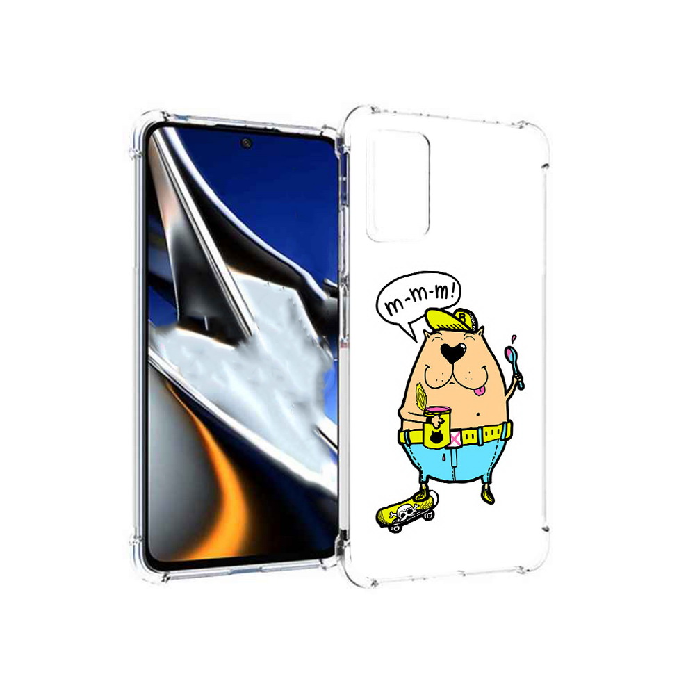 

Чехол MyPads Tocco для Xiaomi Poco X4 Pro 5G Бобр, Прозрачный, Tocco
