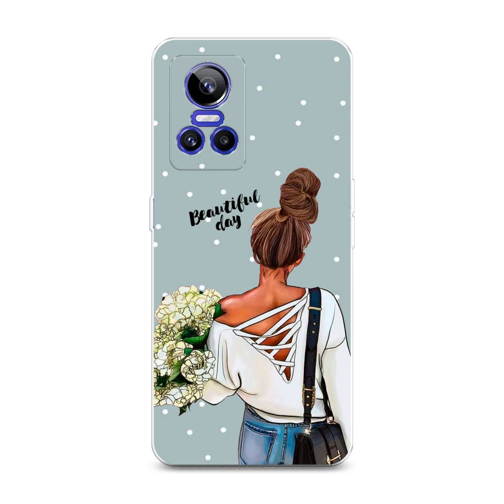 

Чехол Awog на Realme GT Neo 3 "Beautiful day", Голубой;коричневый;бежевый, 259050-6