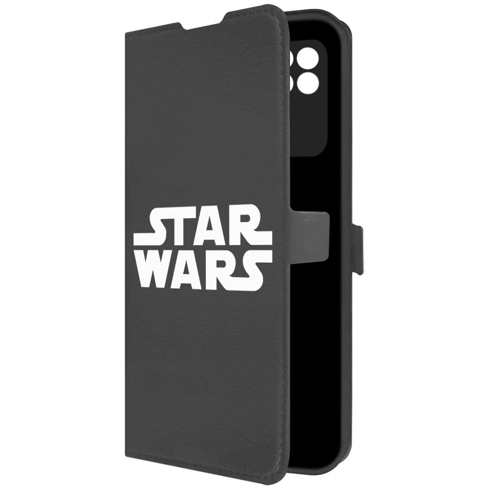 

Чехол-книжка Krutoff Eco Book для Xiaomi Redmi 10C Star Wars (Звездные Войны) (черный)