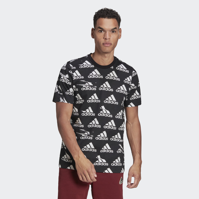 фото Футболка мужская adidas m bl t черная 2xl