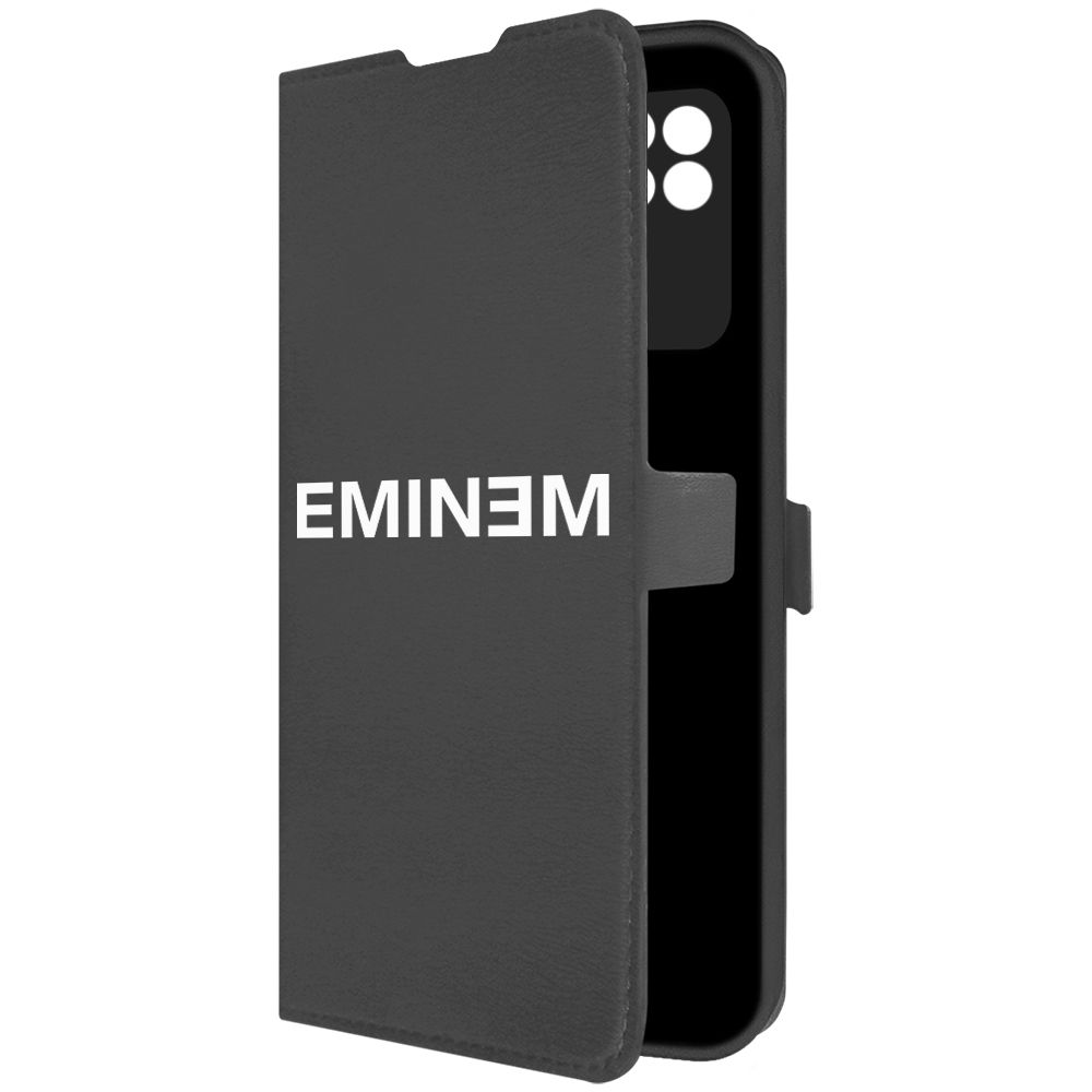 

Чехол-книжка Krutoff Eco Book для Xiaomi Redmi 10C Eminem (Эминем) (черный)