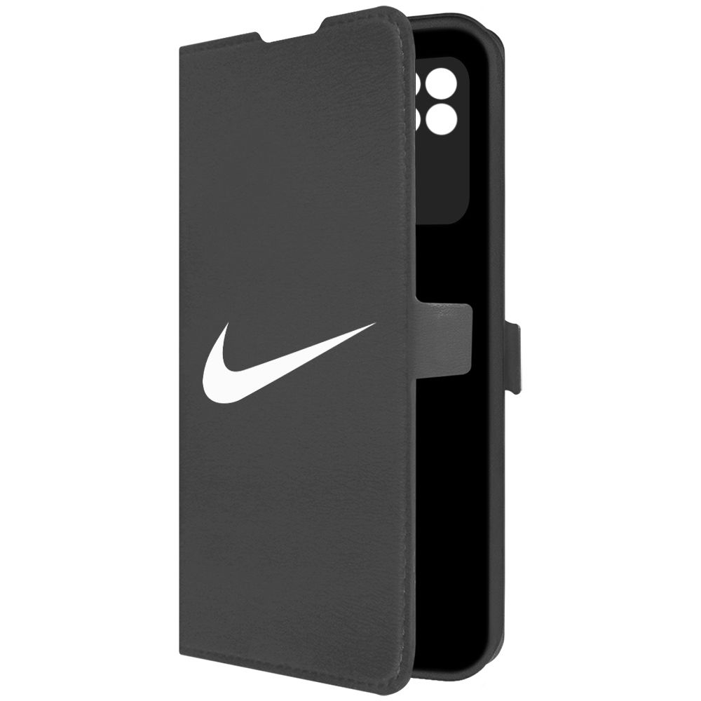 

Чехол-книжка Krutoff Eco Book для Xiaomi Redmi 10C Nike черный