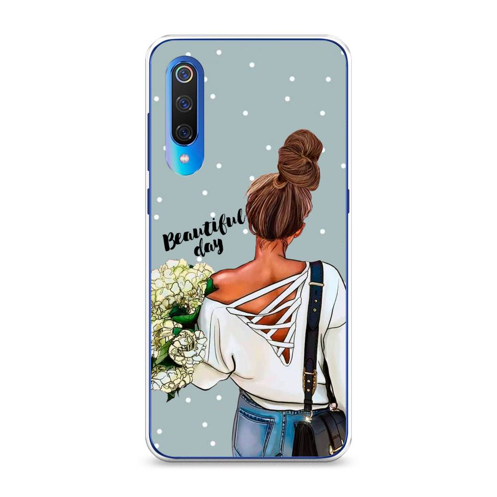 

Чехол Awog на Xiaomi Mi 9 "Beautiful day", Голубой;коричневый;бежевый, 34850-6