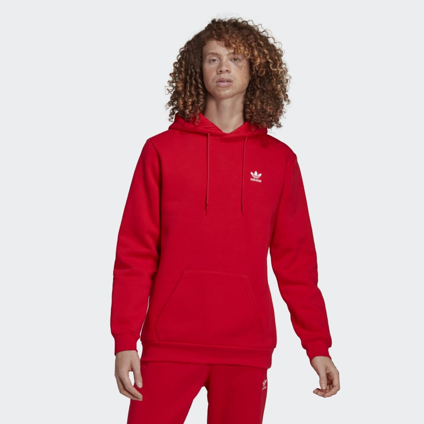 фото Худи мужское adidas essential hoody красное xl