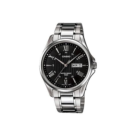 фото Наручные часы мужские casio mtp-1384d-1a серебристые