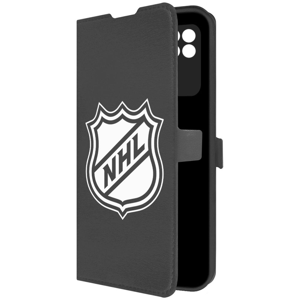 

Чехол-книжка Krutoff Eco Book для Xiaomi Redmi 10A NHL черный