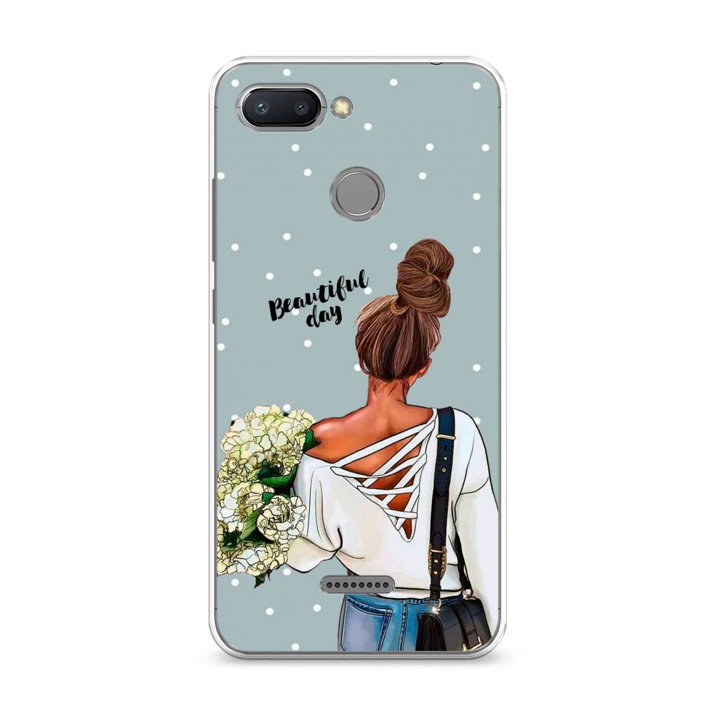 

Чехол Awog на Xiaomi Redmi 6 "Beautiful day", Голубой;коричневый;бежевый, 33850-6