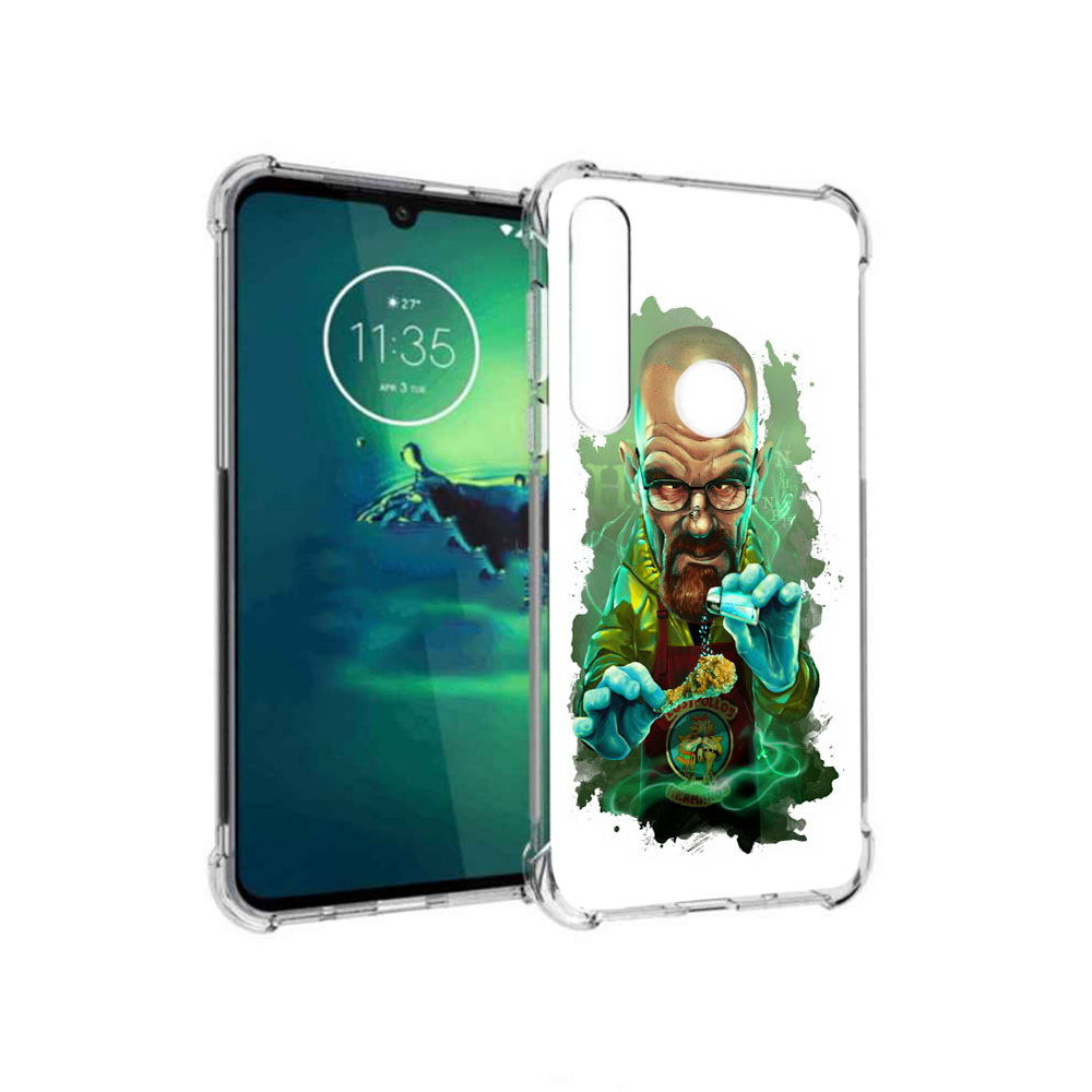 

Чехол MyPads Tocco для Motorola Moto G8 Plus повар (PT227062.344.546), Прозрачный, Tocco