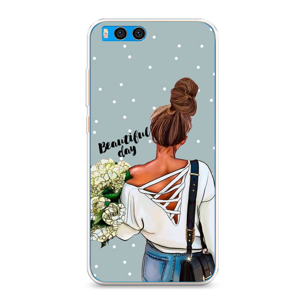 

Чехол Awog на Xiaomi Mi Note 3 "Beautiful day", Голубой;коричневый;бежевый, 32450-6