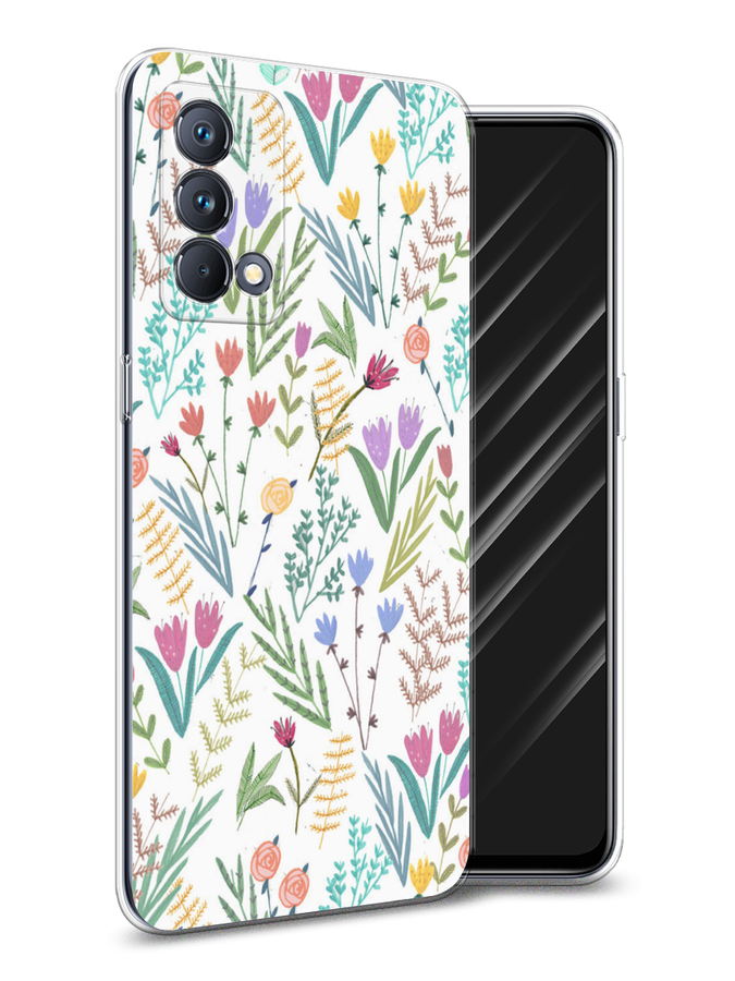 

Чехол Awog на Realme GT Master Edition "Полевые цветы рисунок", Разноцветный, 2510450-8