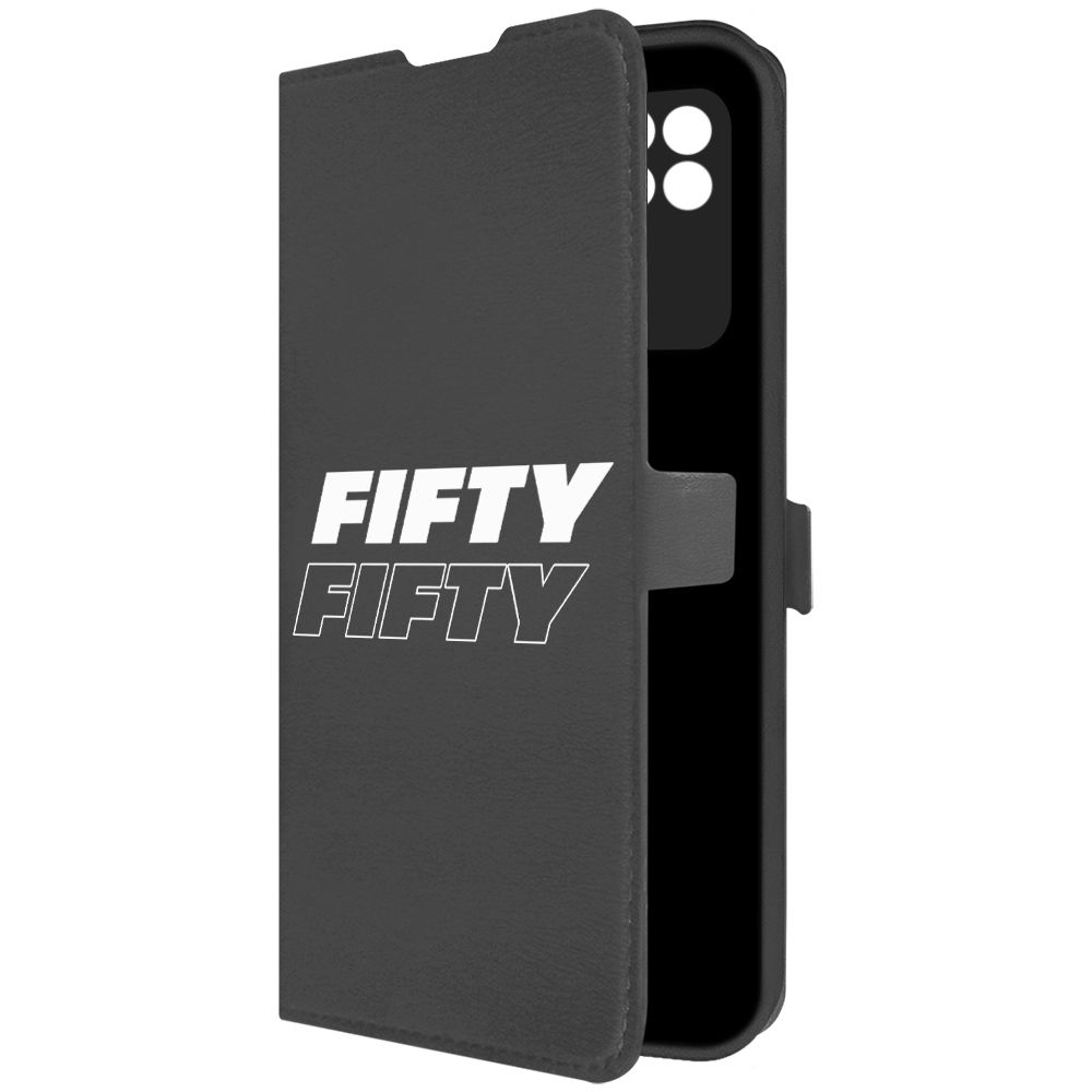 

Чехол-книжка Krutoff Eco Book для Xiaomi Redmi 10A Fifty Fifty черный