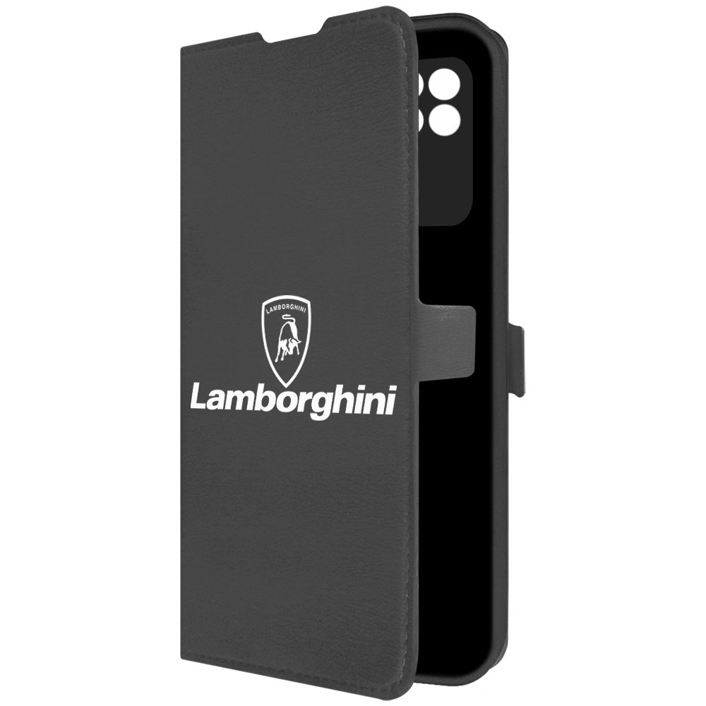 

Чехол-книжка Krutoff Eco Book для Xiaomi Redmi 10A Lamborghini черный