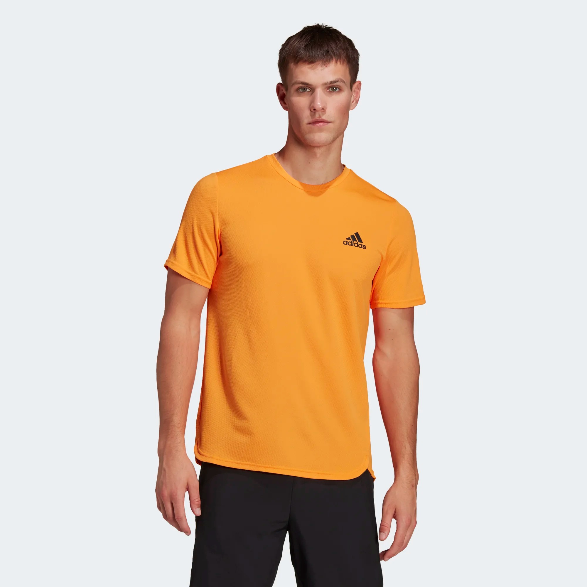 фото Футболка мужская adidas d4m tee оранжевая xl